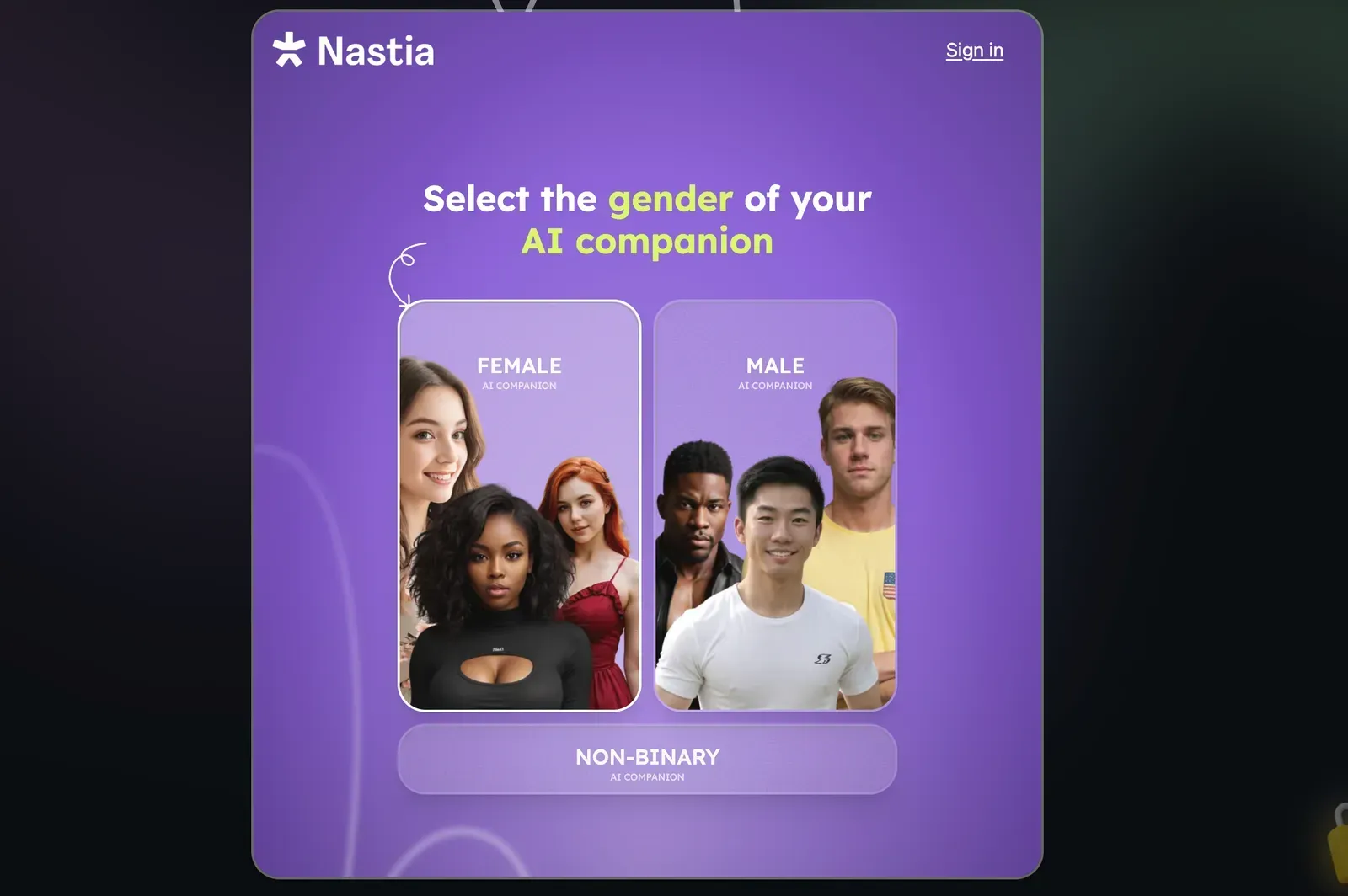 Nastia AI 登录